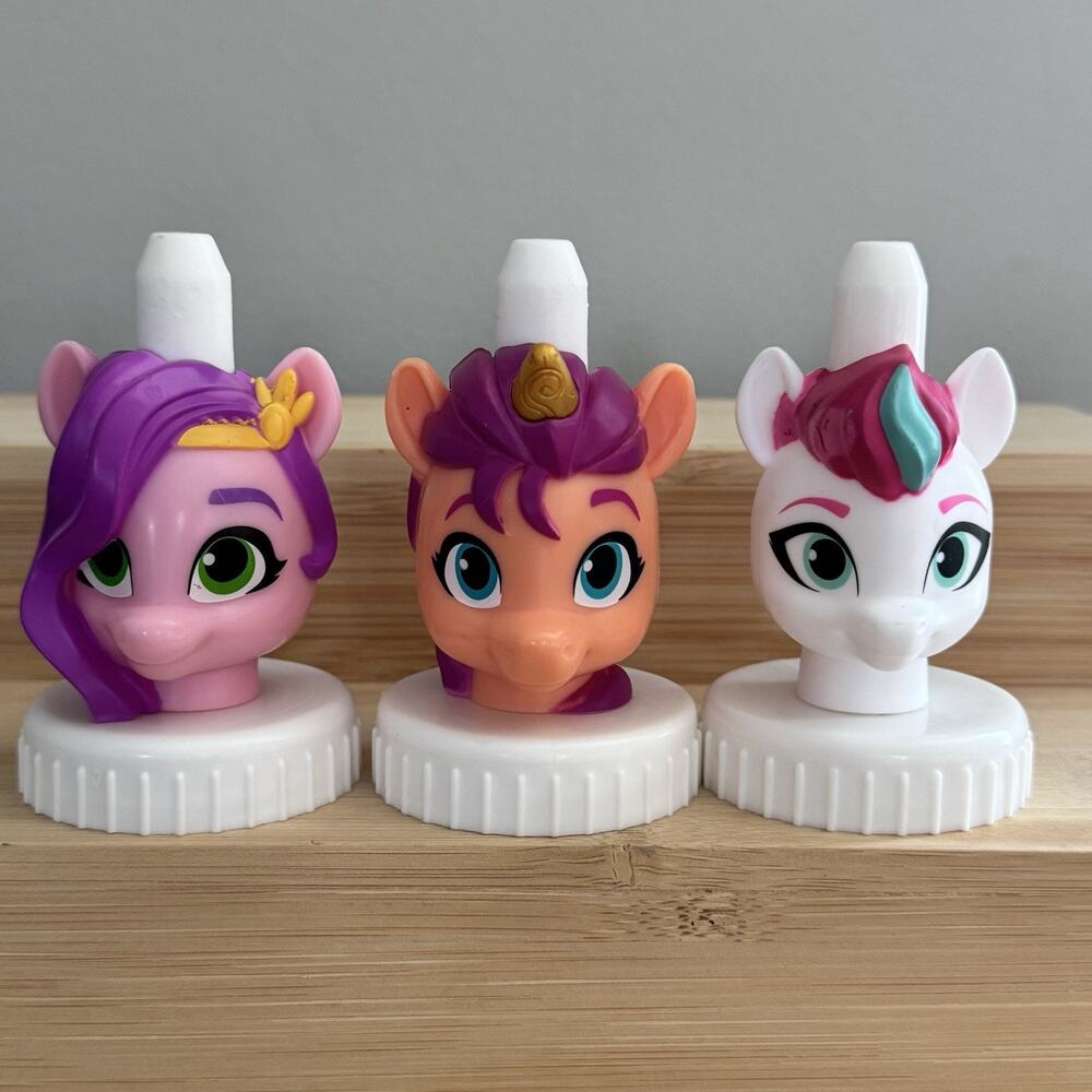 Good 2 Grow Toppers My Little Pony MLP Lot of 3